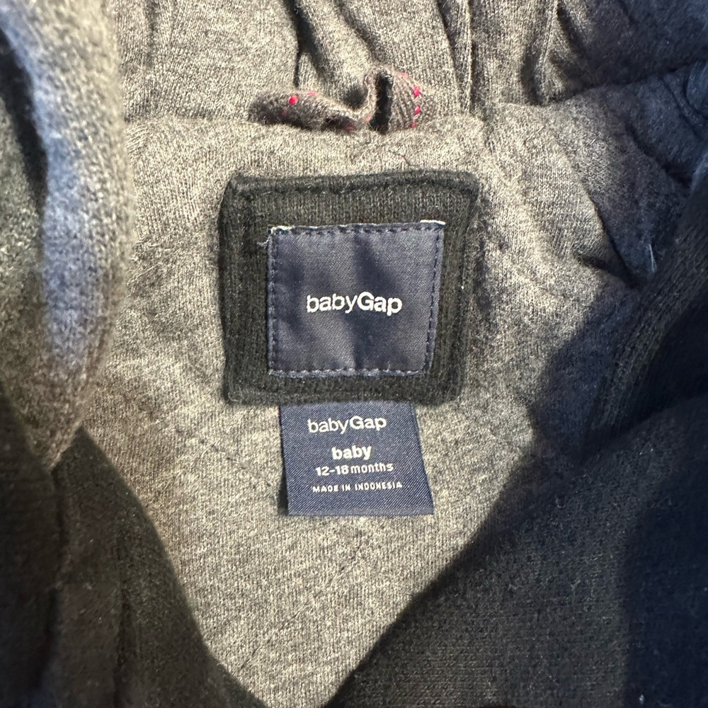 GAP Black and Gray Kids Pea Coat - Picture 4 of 4